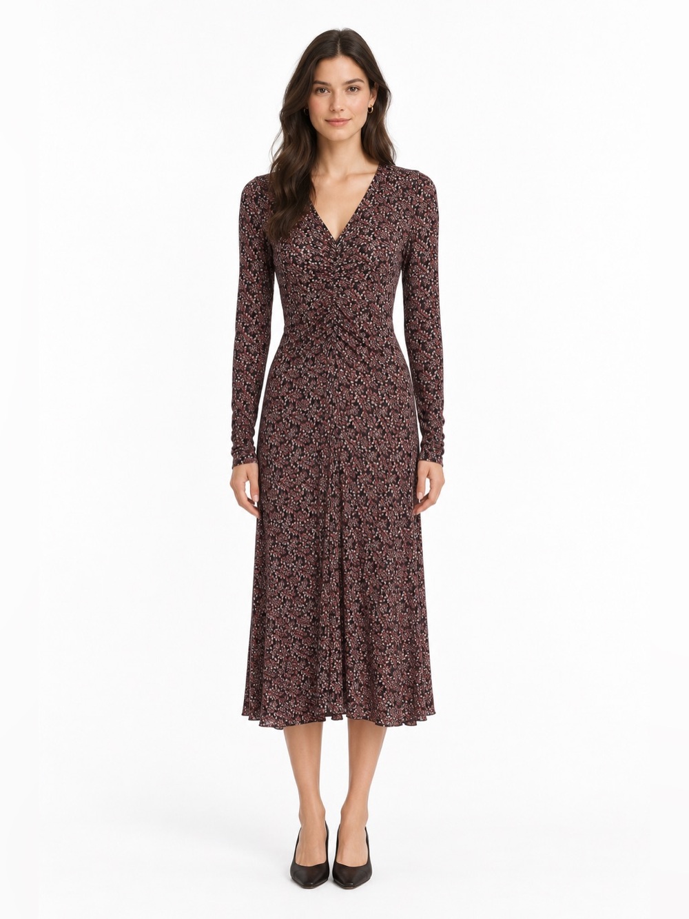 Isabel Marant Etoile Long Sleeve Printed Dress